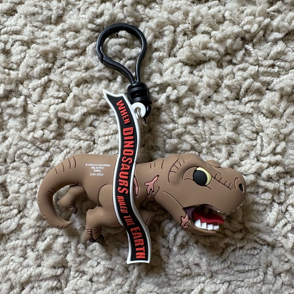 Jurassic Park T-Rex Clip * Blind Bag Series 2 Opened Monogram Key Chain✅